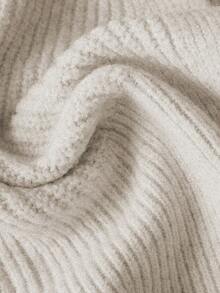 SHEIN Unity Cardigan Wanita Modis dengan Desain Prancis Unik dan Menarik, Niche, Elegan, Serbaguna - Grey - View 5