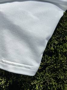 Tseoso Top de tirantes ajustado de cuello redondo minimalista casual, adecuado para el verano - Blanco - Ver 3