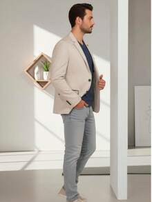 Blazer Casual Busines - Champagne - View 2