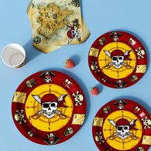海盗之旅一次性餐盘、餐巾纸和杯子套装，可供 8 位客人使用。这款一次性派对套装（包括餐盘、餐巾纸和杯子）非常适合生日派对、婚礼和家庭野餐。 - 查看 5