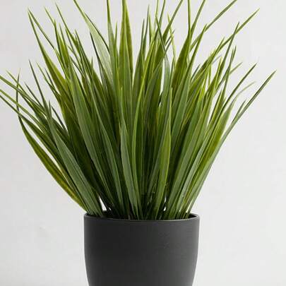 Simulation Of Green Bonsai Living Room Office Desktop Decoration Persian Leaves Micro-Landscape Decoration Simulation Potted Decoration