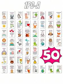 2 包可爱励志卡片，包含励志明信片、励志便笺卡、励志语录卡、祈祷祝福正能量卡。 - 多色 - 查看 12