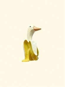 Joivida Creative Banana Duck Art Garden Ornament, Fun Shaped Yellow Duck Home Decor, Cute Desktop Decoration For Office Living Room, Unique Novelty Gift For Friends & Family - multicolor - View 14