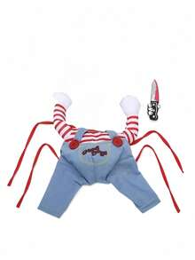 Bộ quần áo dao cho chó - Áo hoodie hóa trang ngộ nghĩnh kèm dao, trang phục cosplay đáng sợ cho chó nhỏ và vừa. - Nhiều màu - Xem 3