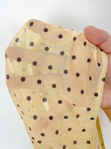 Elavelle 女士随机印花抽绳褶皱泳衣罩衫，春夏款 - 彩色 - 查看 5