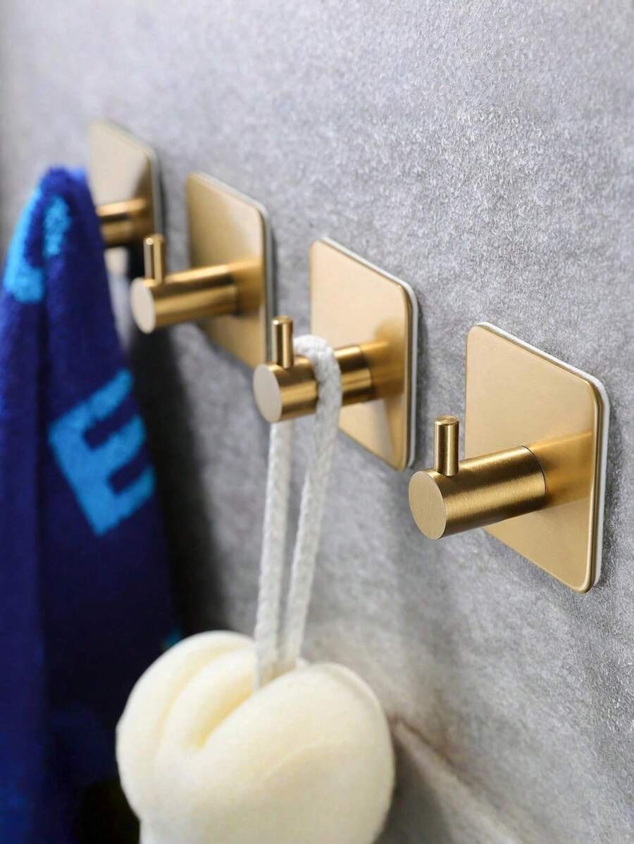 One Usu 201 Stainless Steel Hook, Strong Adhesive Wall Hook, Self-Adhesive Hook, Towel Rack Hook, Coat Rack, Key Holder. - Please Choose - View 1
