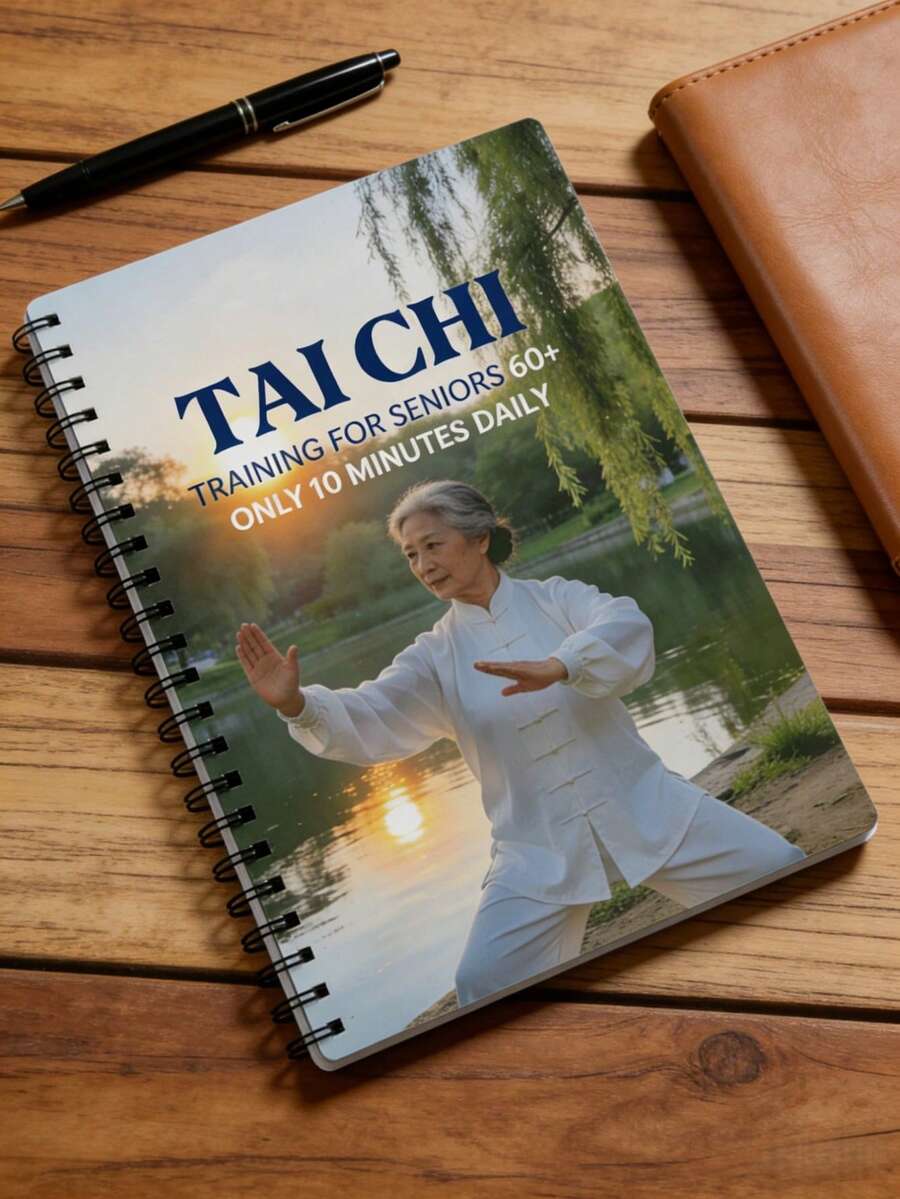 1pc Tai Chi Themed Planner, Spiral-Bound Notebook, Perfect Gift For Tai Chi Enthusiasts Suitable For Study Office Work And Back-To-School Season - multicolor - View 1