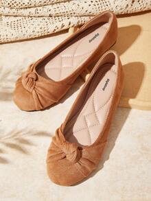 CUCCOO CHICEST 女士休闲结饰街头时尚别致平底鞋 - 駝色 - 查看 5