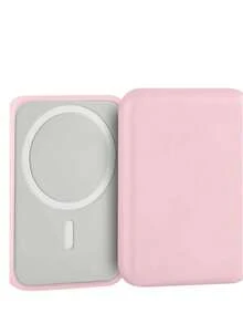 1 ốp lưng bảo vệ từ tính tương thích với iPhone - Ốp bảo vệ chống rơi bằng TPU mềm, tương thích với MagSafe | Bề mặt mờ và thiết kế khóa chắc chắn (Không bao gồm pin) - Hồng - Xem 4