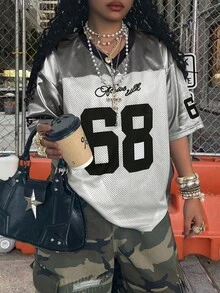 Rovax Regular Loose Fit V-Neck Short Sleeve Jersey T-Shirt - Multicolor - View 3