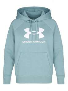 Under Armour Rival Women's Hoodie Serpentine - Serpentine /  / White - View 1