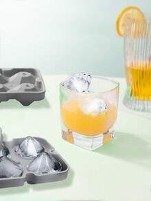 1pc Silicone Ice Cube Mold - Grey - View 5