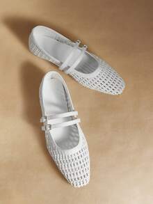 Woven white