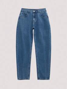 Open Phase 男士口袋锥形休闲百搭牛仔裤 - 中等水洗藍 - 查看 3