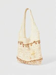 Bolsos elegantes, versátiles y con estilo, perfectos para viajar. - Bolso beige a cuadros - Ver 3