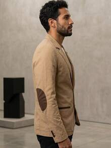 Blazer Casual Busines - Marrón - Ver 2