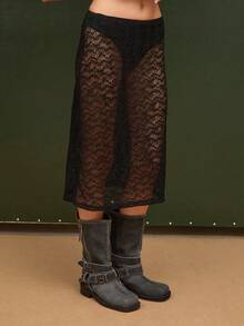 COUREZ Women Skirts - Black - View 5