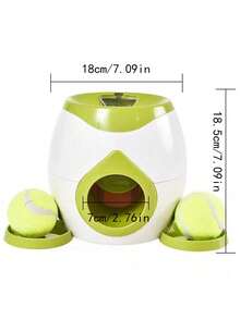 Juguetes para mascotas de comercio transfronterizo, que incluyen máquinas de recompensa de entrenamiento interactivo para perros, dispensadores automáticos, dispensadores de pelotas de tenis y dispensadores de alimentos, todos son juguetes diseñados para perros. - Multicolor - Ver 2
