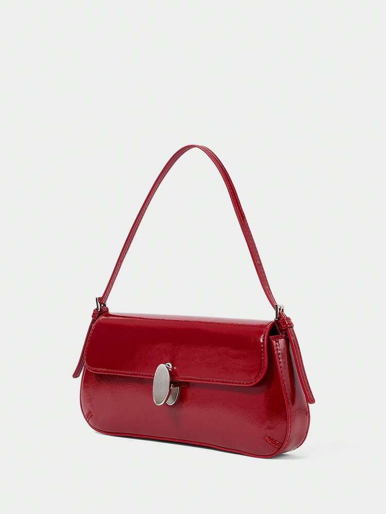 LADIES SHOULDER BAG, EXQUISITE AND SIMPLE BAGUETTE BAG, VERSATILE PARTY COMMUTE