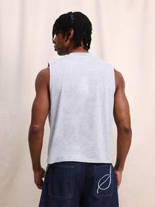 SUMWON Men Tank Tops - Grey - View 2
