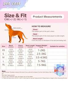 Thick, Warm Pet Coat With Tiger Spot Print. Non-Waterproof, Hand Washable, Zip Closure. Suitable For Small To Large Dog Breeds. - Black and White - View 2