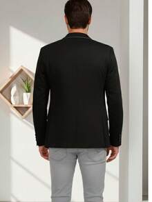 Blazer Casual Busines - Negro - Ver 3