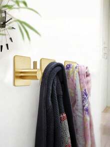 One Usu 201 Stainless Steel Hook, Strong Adhesive Wall Hook, Self-Adhesive Hook, Towel Rack Hook, Coat Rack, Key Holder. - Please Choose - View 2