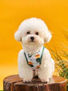 PETSIN 1 pieza Chaleco universal para mascotas (gatos y perros) con estampado lindo de cactus - Multicolor - Ver 5