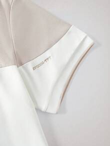 Officeau Polo slim pour homme d'été, Top boutonnée avec col à revers contrasté et broderie, convient pour un usage quotidien et extérieur - Blanc - Voir 10