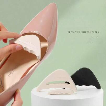 Soft Sponge Shoe Toe Inserts For High Heels & Nurse Shoes, Adjustable Toe Filler, Shoe Size Adjuster, Anti-Slip Shoe Accessories, Comfort Padding For Tight Shoes, Foot Pain Relief, Shoe Gap Fillers For Women & Men