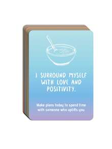 1套/2套 50张彩虹渐变肯定卡片 | 激励正能量自我鼓励互动卡片 - 均碼 - 查看 8