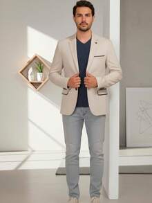 Blazer Casual Busines - Champagne - View 1