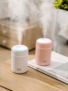 1pc Mini Humidifier Colorful LED Night Light Creative Desktop For Bedroom Car Home Office Portable Small Air Moisturizer - multicolor - View 5