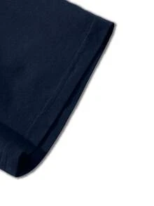 Manfinity Homme 加大码男士字母压纹圆领休闲短袖T恤 - 藏蓝色 - 查看 5