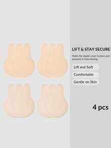 SHAPORA 2 Pairs Women's Adhesive Bra Straps - Apricot - View 1