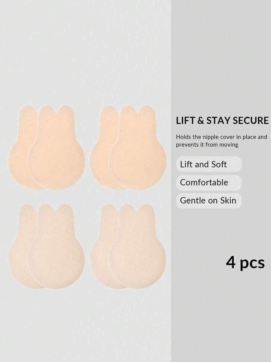 SHAPORA 2 Pairs Women's Adhesive Bra Straps - Apricot - View 1