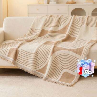 雪尼尔沙发套，全覆盖，厚实，简约，四季皆宜，沙发垫套