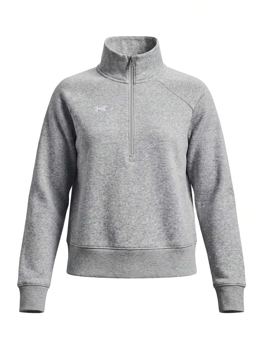 Under Armour Rival Women's Half Zip Sweatshirt Grey - Grey - View 1