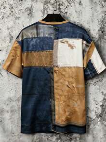 HIMLAND Camiseta casual de hombre con estampado gráfico para el transporte urbano - Multicolor - Ver 8