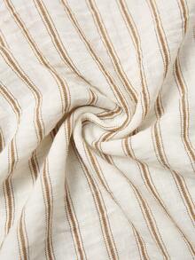 Franclia Women's Casual Elastic Waist Drawstring Striped Pants, Versatile Vacation Trousers For Spring/Summer - Multicolor - View 4