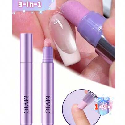 1支升级版三合一美甲护理笔，包含角质层护理油笔和陶瓷笔尖角质层推笔，轻松护理倒刺和干燥受损指甲，滋养、强韧并亮泽指甲。
