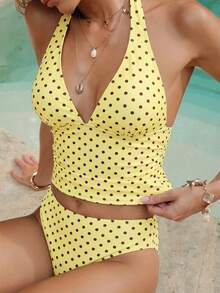 Swim Mod Bộ đồ bơi tankini chấm bi dành cho nữ, thích hợp cho kỳ nghỉ và đi biển. - Nhiều màu - Xem 1