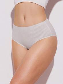 LUVLETTE Paquete de 3 bragas de algodón de cintura alta para mujer - Multicolor - Ver 10