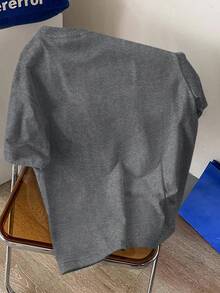 Manfinity Joysei Floral Grey Standard Fit T-Shirt For Men - Grey - View 5
