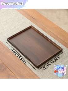A Bamboo Tray, Serving Tray, Tea Tray - Brown - View 12
