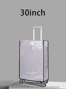 1/3件装行李保护套 透明加厚耐磨防水拉杆箱套 旅行皮套 - 黑色 - 查看 24