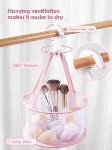 1 buah/2 buah warna Pink/Abu-abu/Ungu, Alat Pembersih Kuas Makeup, Set Alat Pembersih Kuas Kosmetik yang Dapat Diperpanjang & Digunakan Kembali, Untuk Kuas, Puff Bedak, dan Spons, Set Aksesoris Makeup, Hadiah - MultiWarna - View 6