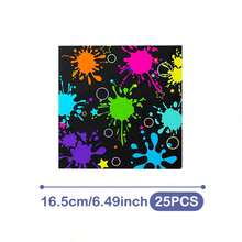 Bộ đĩa, khăn ăn và cốc dùng một lần màu đen in hình graffiti, phục vụ 20 người. Bộ đồ dùng tiệc dùng một lần này (bao gồm đĩa, khăn ăn và cốc) rất phù hợp cho các bữa tiệc sinh nhật, đám cưới và dã ngoại gia đình. - Xem 10