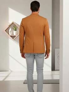 Blazer Casual Busines - Mostaza Amarilla - Ver 2