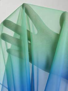 Swim Oasis 渐变网纱罩衫（随机印花），度假沙滩装 - 彩色 - 查看 4